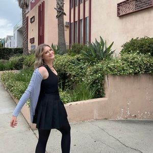 VINTAGE SPLENDID LONG GREY CARDIGAN